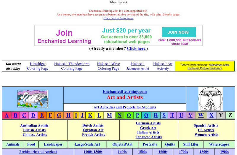 Enchanted Learning: Japanese Artists Unit Plan Enchanted Learning: Japanese Artists Unit Plan
