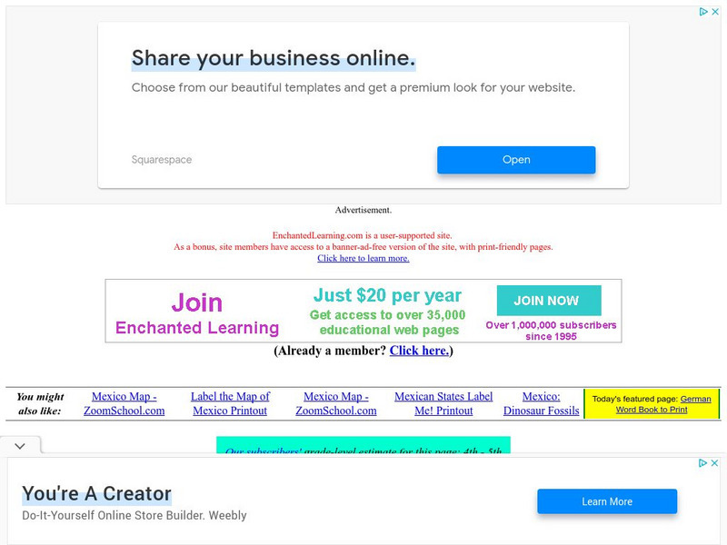 Enchanted Learning: Mexico Map: Quiz Printout Unknown Type Enchanted Learning: Mexico Map: Quiz Printout Unknown Type