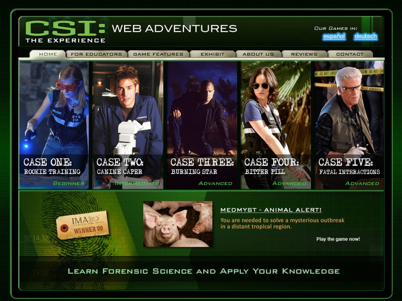 Rice University: Web Adventures: Csi: The Experience Interactive Rice University: Web Adventures: Csi: The Experience Interactive