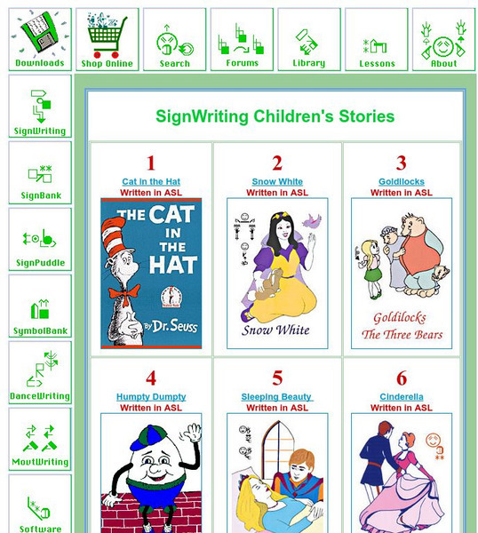 Signwriting: Sign Writing Children's Stories Activity Signwriting: Sign Writing Children's Stories Activity