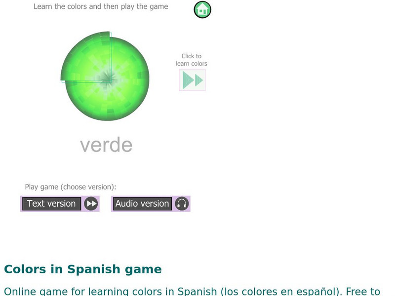 Digital Dialects: Colours in Spanish Language Activity Digital Dialects: Colours in Spanish Language Activity