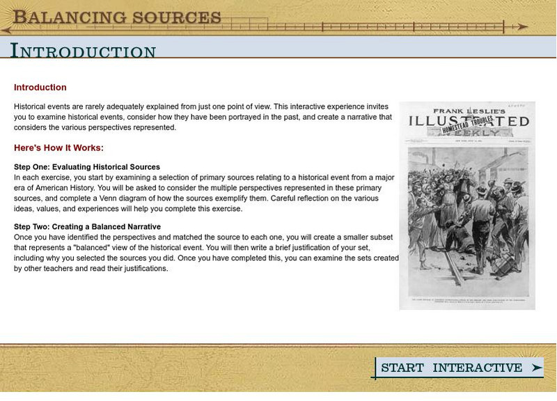Annenberg Learner: Balancing Sources Professional Doc Annenberg Learner: Balancing Sources Professional Doc
