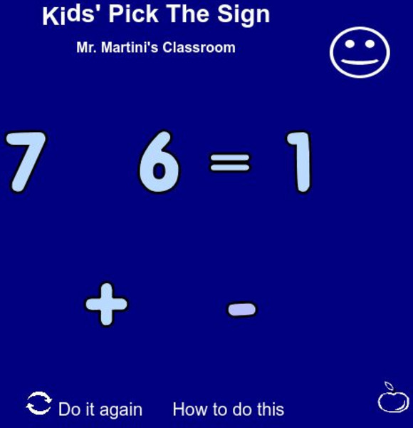 Mr. Martini's Classroom: Picking Signs Activity Mr. Martini's Classroom: Picking Signs Activity