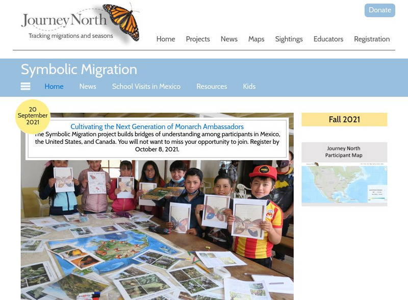 Annenberg Learner: Journey North: Symbolic Monarch Butterfly Migration Activity Annenberg Learner: Journey North: Symbolic Monarch Butterfly Migration Activity