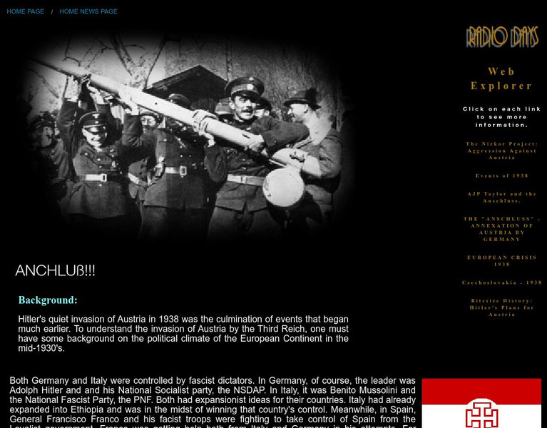 Anschluss Website Anschluss Website