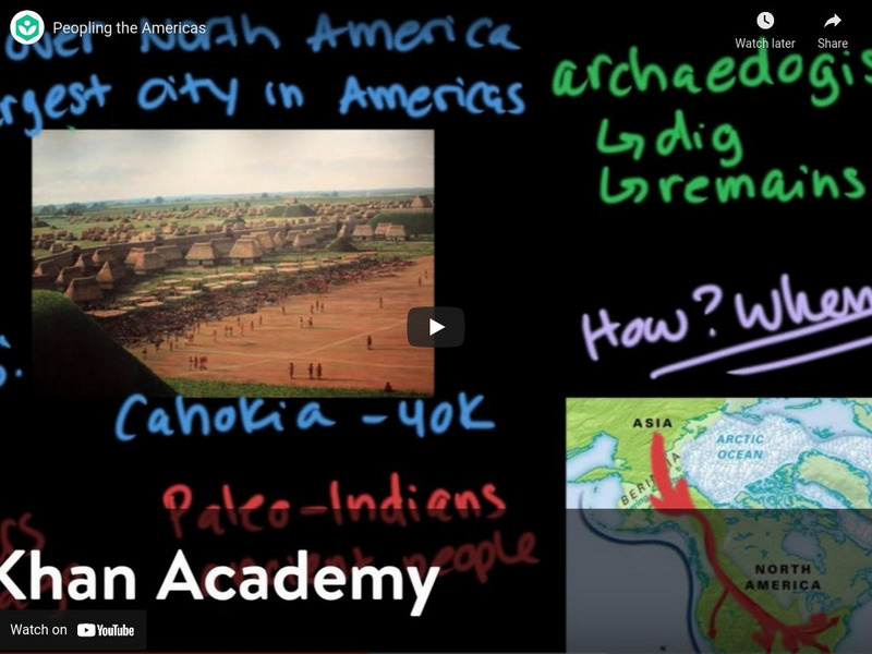 Khan Academy: Peopling the Americas Instructional Video