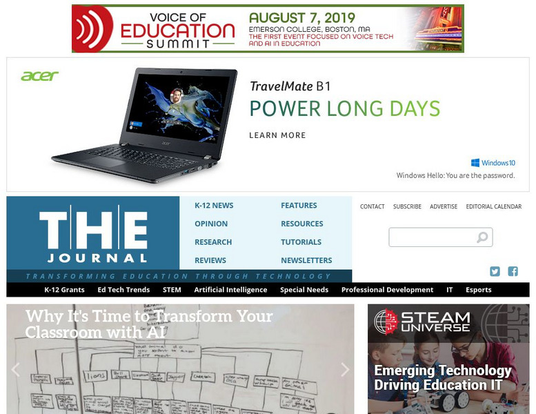 The Journal: Technological Horizons in Education Website