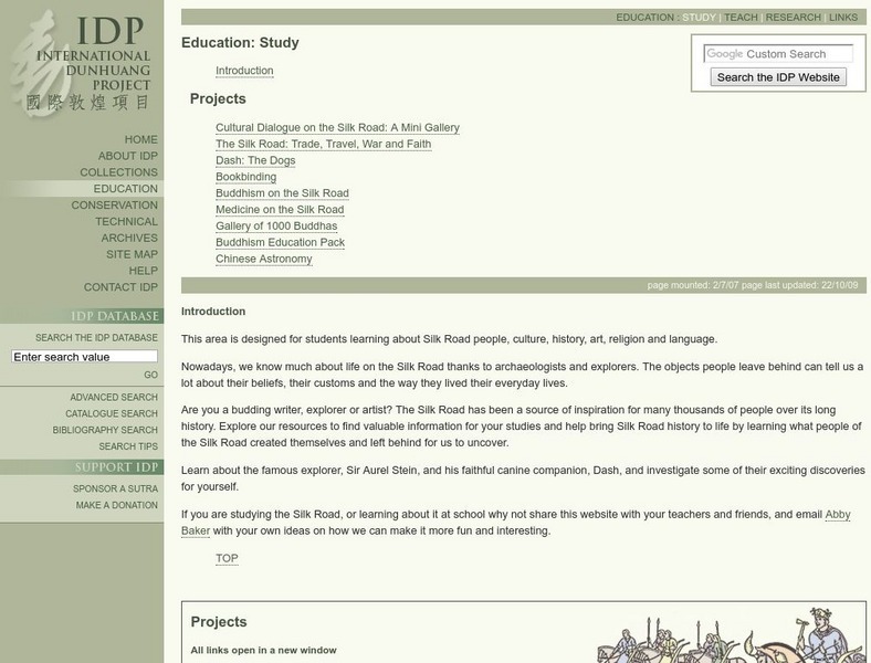 British Library: International Dunhuang Project Website British Library: International Dunhuang Project Website