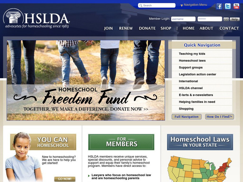Home School Legal Defense Association Website Home School Legal Defense Association Website