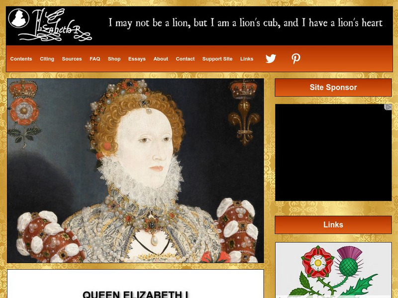 Elizabethi.org: Life and Times of Queen Elizabeth I Website Elizabethi.org: Life and Times of Queen Elizabeth I Website