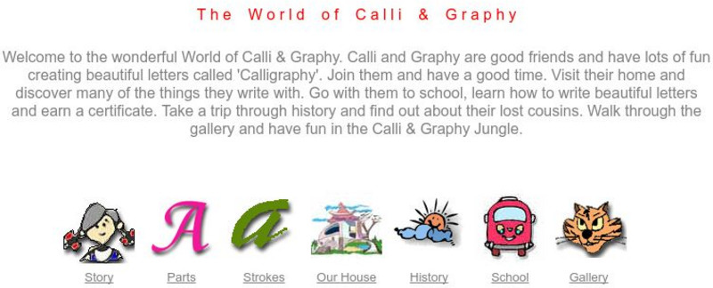 The World of Calli & Graphy Website