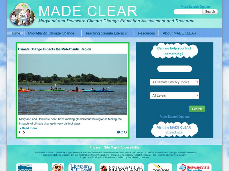 Thinkport: Made Clear: How Can We Adapt and Respond? Article Thinkport: Made Clear: How Can We Adapt and Respond? Article