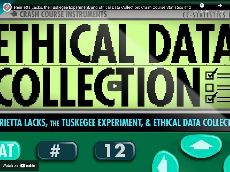 Crash Course Statistics #12: Ethical Data Collection Instructional Video