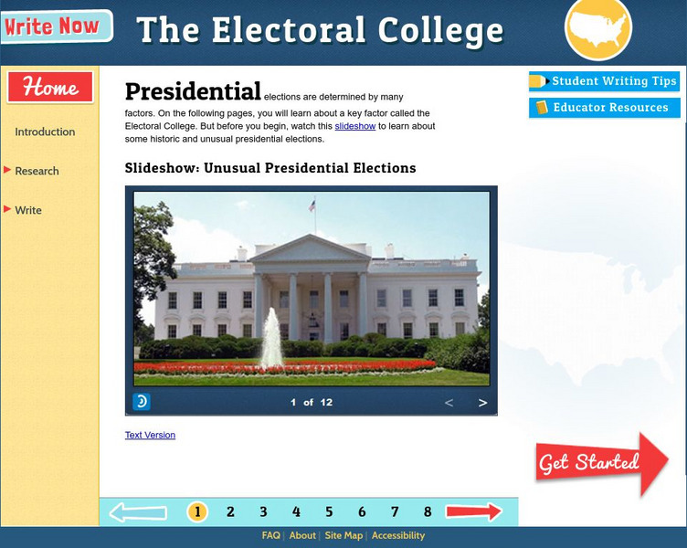 Thinkport: Write Now: The Electoral College Unit Plan Thinkport: Write Now: The Electoral College Unit Plan