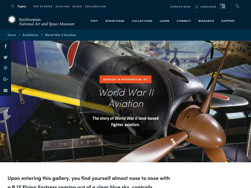 National Air and Space Museum: World War Ii Aviation Handout