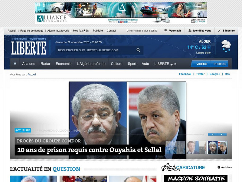 Liberte Algerie Website Liberte Algerie Website