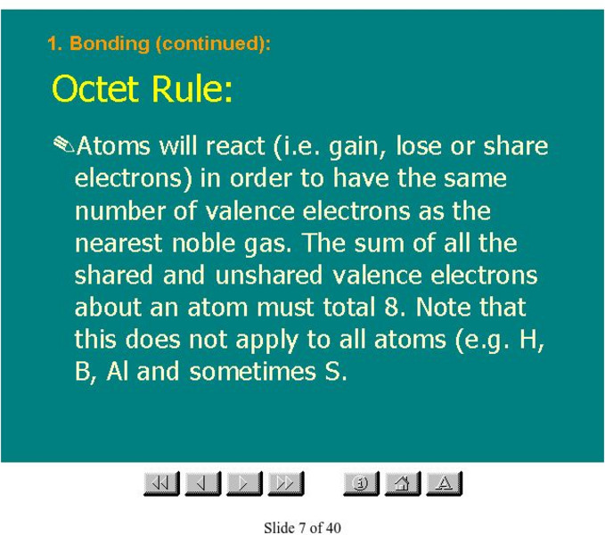 Organic Chemistry: Octet Rule PPT Organic Chemistry: Octet Rule PPT