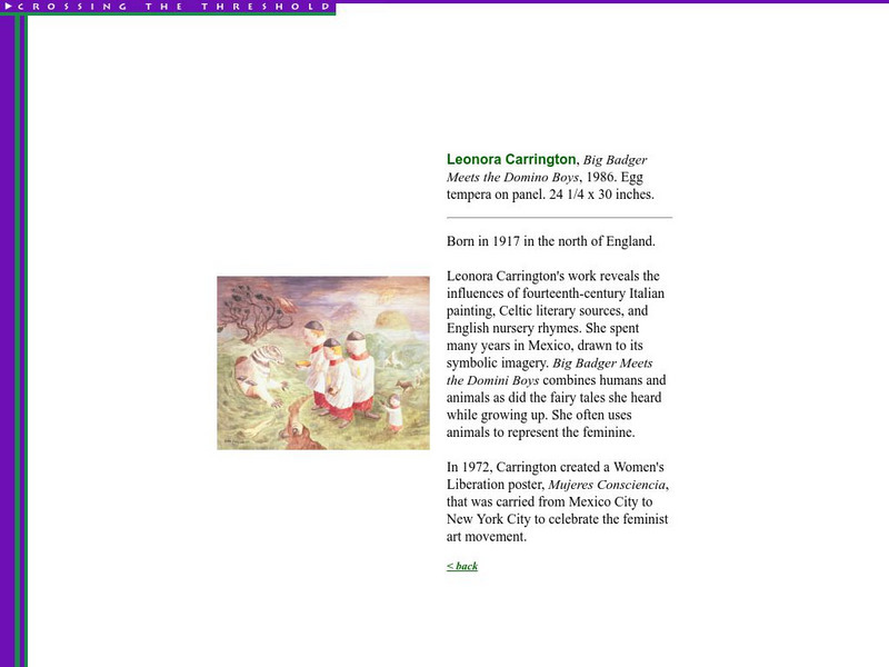 University Art Museum: Leonora Carrington Graphic