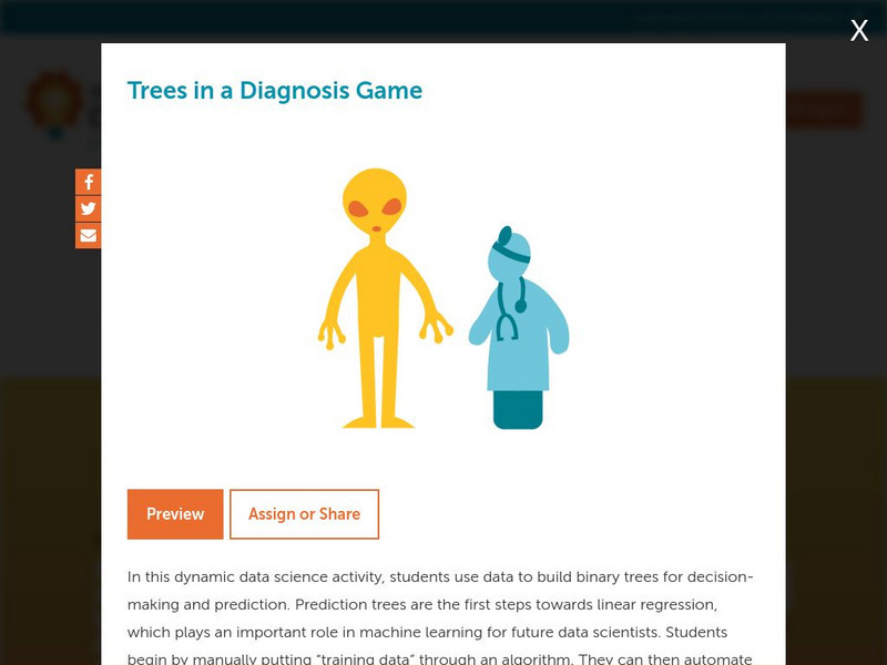 Concord Consortium: Trees in a Diagnosis Game Interactive Concord Consortium: Trees in a Diagnosis Game Interactive