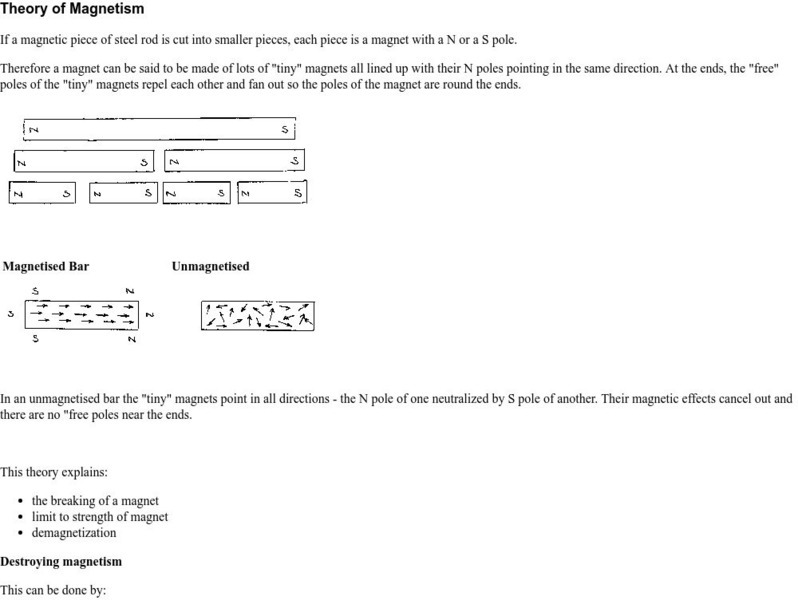 Theory of Magnetism Handout Theory of Magnetism Handout