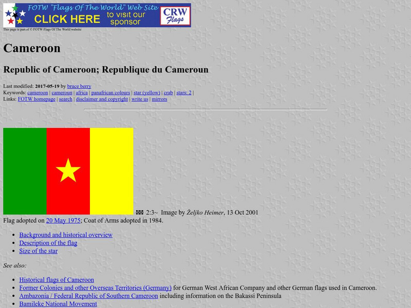 Flags of the World: Cameroon Handout