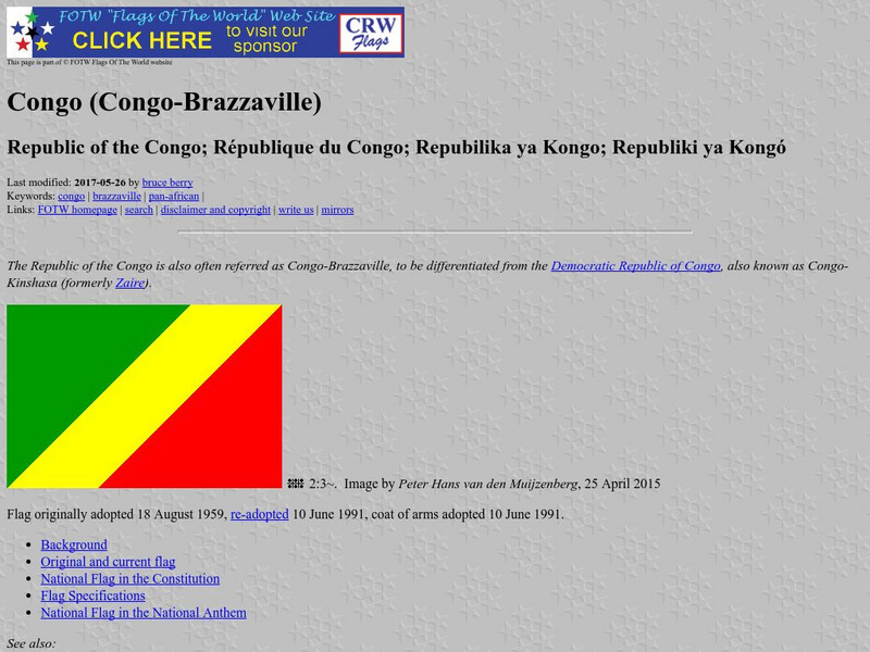 Flags of the World: Congo Handout