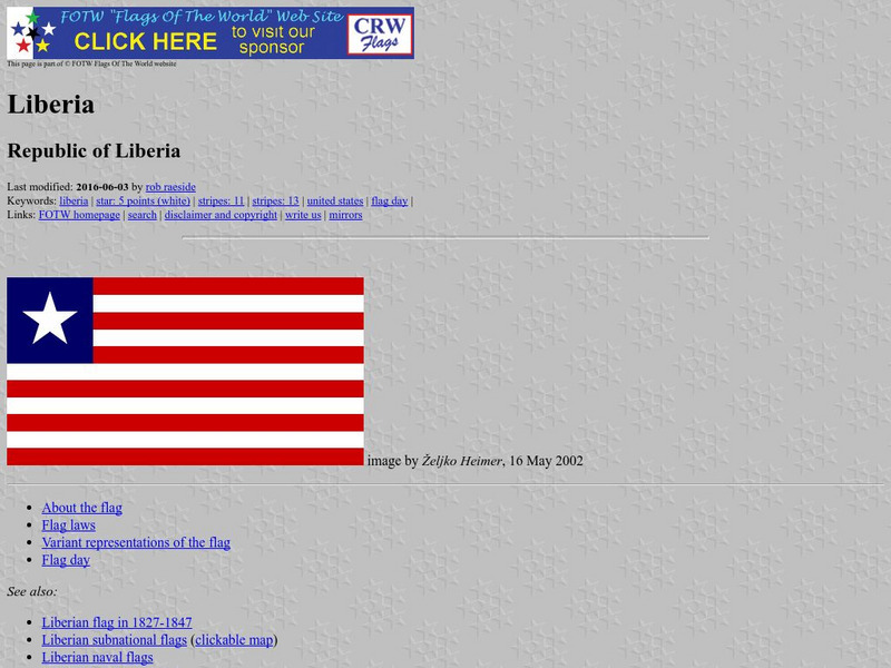 Flags of the World: Liberia Handout