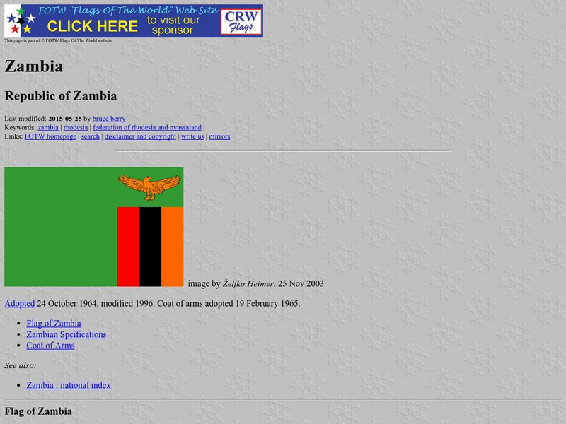 Flags of the World: Zambia Handout