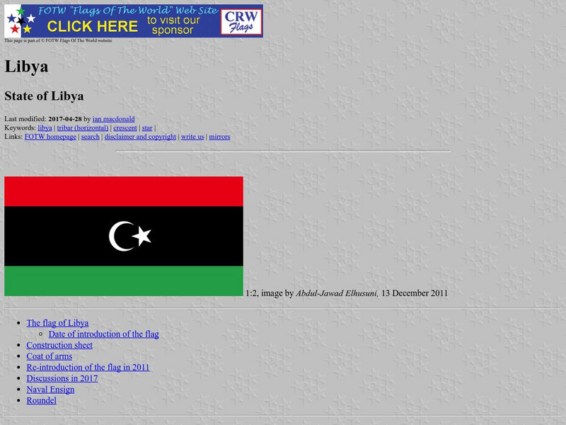 Flags of the World: Libya Handout