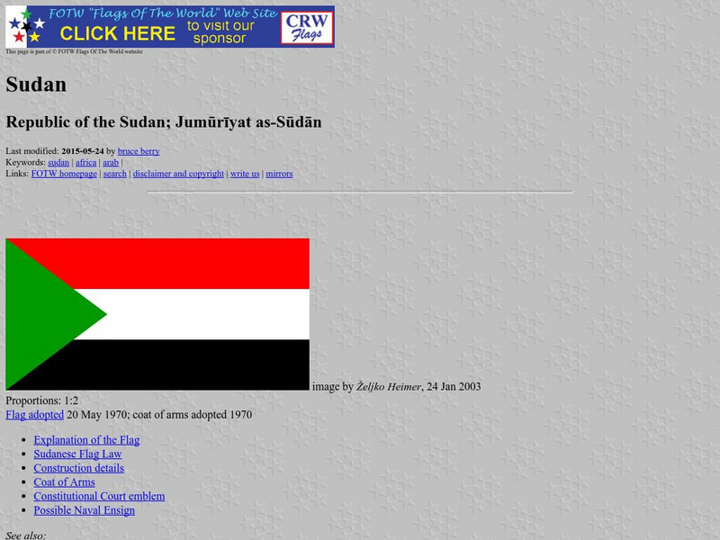 Flags of the World: Sudan Handout