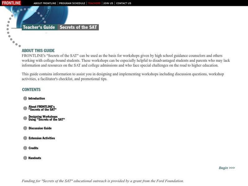 Pbs Teachers:secrets of the Sat Study Guide Pbs Teachers:secrets of the Sat Study Guide