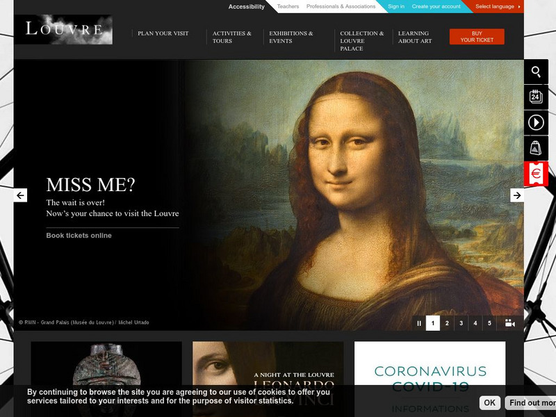 The Louvre Museum: Official Website Website