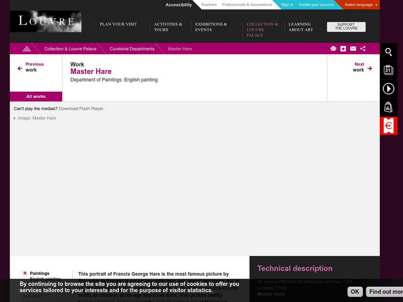 Louvre Museum: Joshua Reynolds: Master Hare Website Louvre Museum: Joshua Reynolds: Master Hare Website