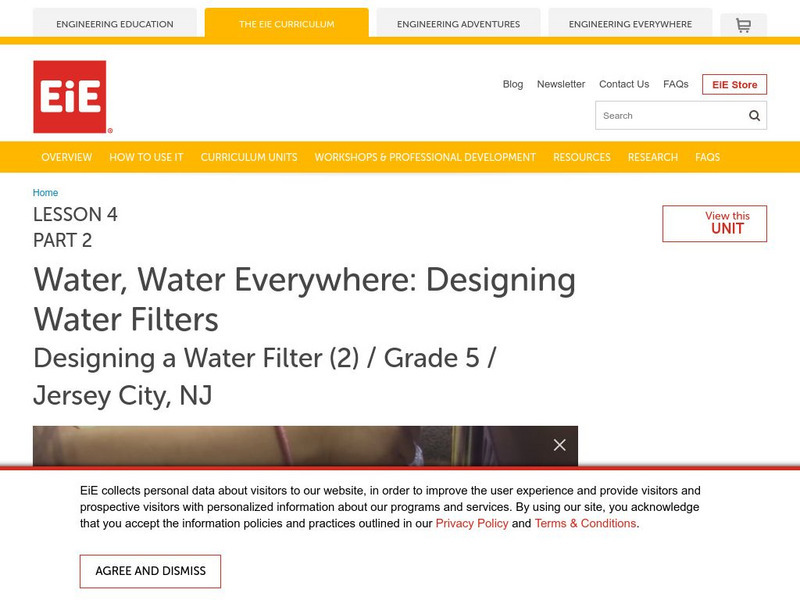 Ei E: Designing a Water Filter (2) Instructional Video Ei E: Designing a Water Filter (2) Instructional Video