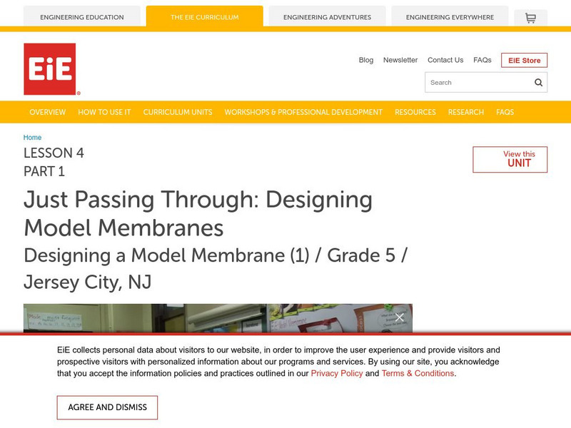 Ei E: Designing a Model Membrane (1) Instructional Video Ei E: Designing a Model Membrane (1) Instructional Video