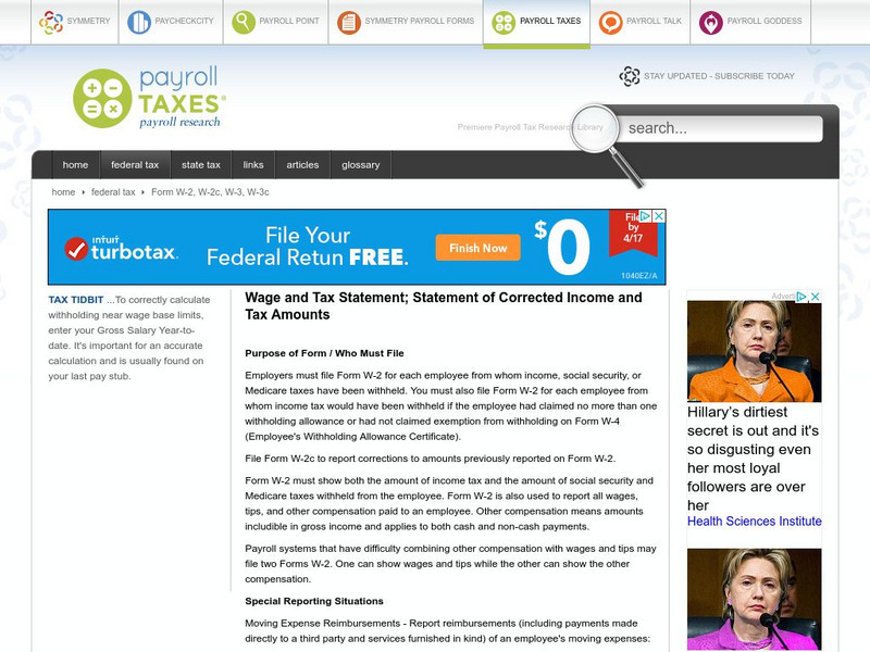 Payroll taxes.com:federal Payroll Tax Forms and Filing Addresses Website Payroll taxes.com:federal Payroll Tax Forms and Filing Addresses Website