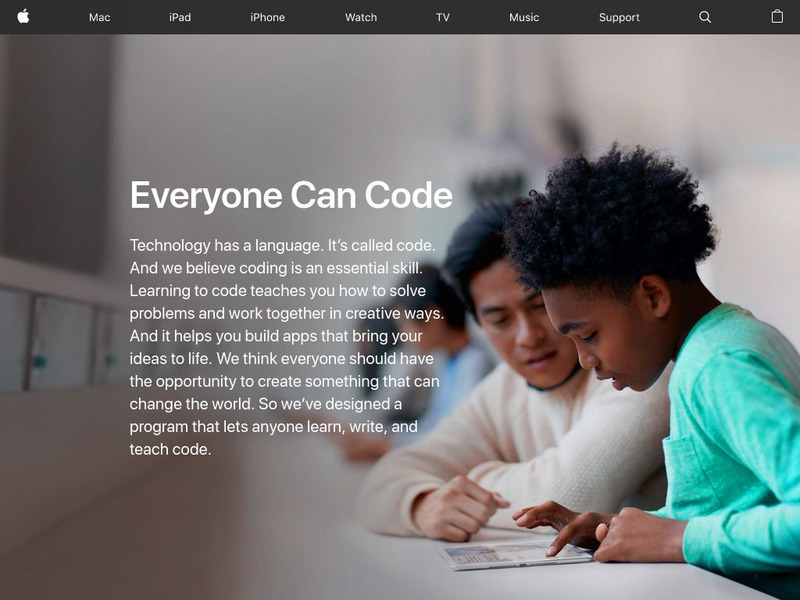 Apple.com: Teaching Code Website Apple.com: Teaching Code Website