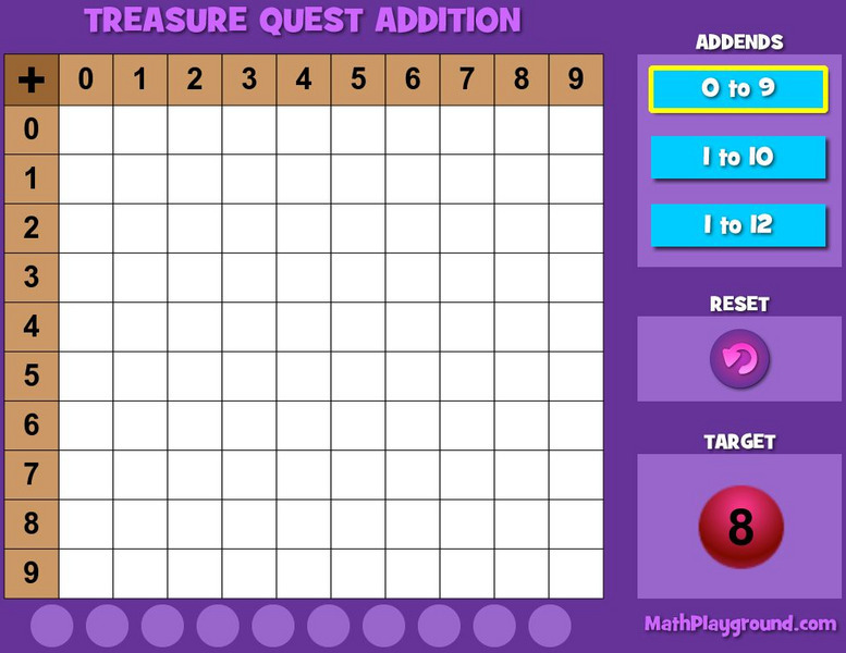 Math Playground: Addition Treasure Quest Interactive Math Playground: Addition Treasure Quest Interactive