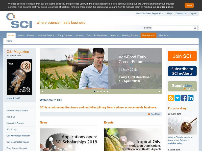 Society of Chemical Industry Website Society of Chemical Industry Website