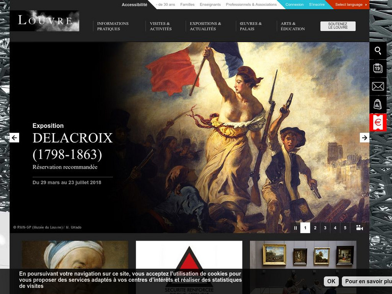 Musee Du Louvre (Louvre Museum) Website