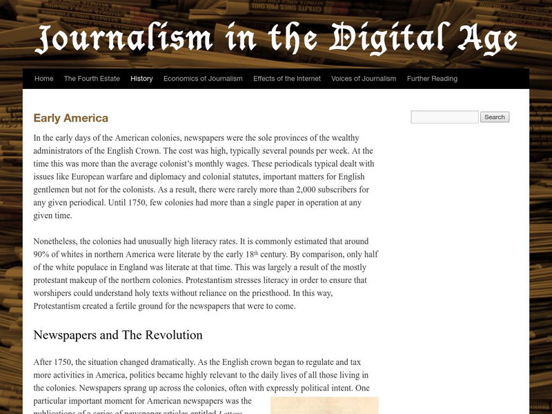 Stanford University: Early American Newspapers Website Stanford University: Early American Newspapers Website