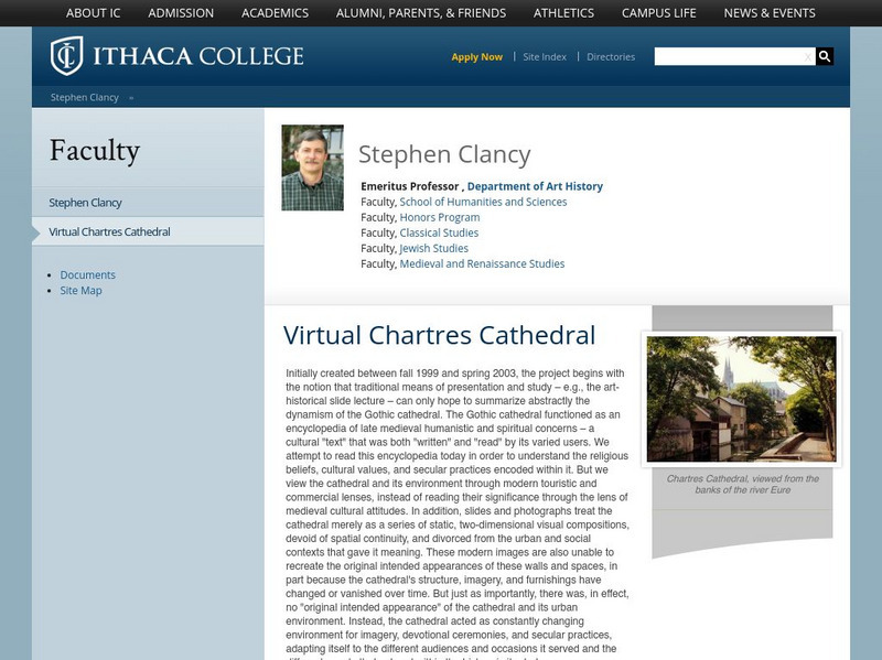 Ithaca College: The Virtual Chartres Cathedral Website Ithaca College: The Virtual Chartres Cathedral Website