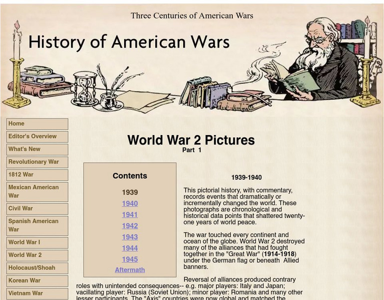 History of American Wars: World War 2 Pictures Part 1 Graphic