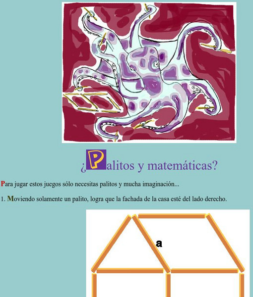 Red Escolar: Palitos Y Matematicas? Interactive