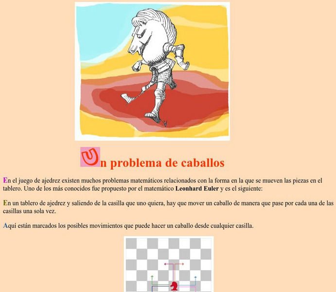 Red Escolar: Un Problema De Caballos Activity