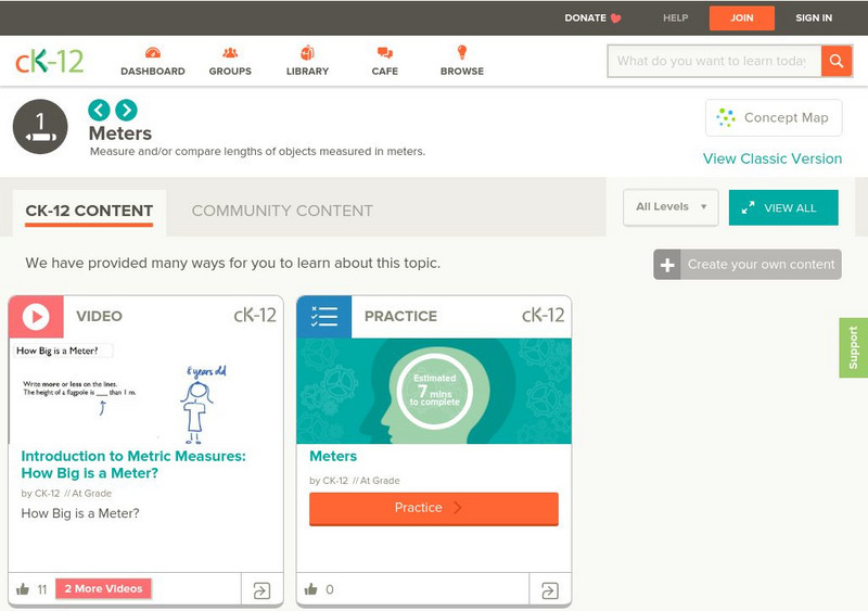 Ck 12: Elem Math: Pictures Comparing Length in Meters Unit Plan Ck 12: Elem Math: Pictures Comparing Length in Meters Unit Plan