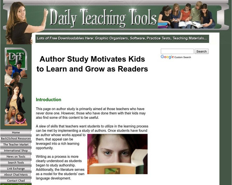 Daily Teaching Tools: Independent Author Study Evaluation Rubric Daily Teaching Tools: Independent Author Study Evaluation Rubric