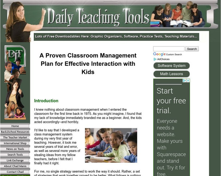 Daily Teaching Tools: Establishing Expectations Activity Daily Teaching Tools: Establishing Expectations Activity