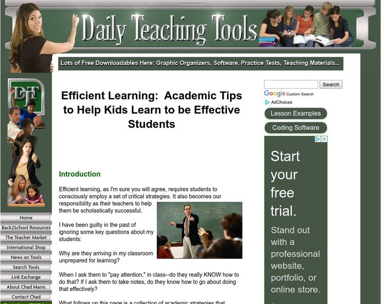 Daily Teaching Tools: Good Listening in Class Activity Daily Teaching Tools: Good Listening in Class Activity