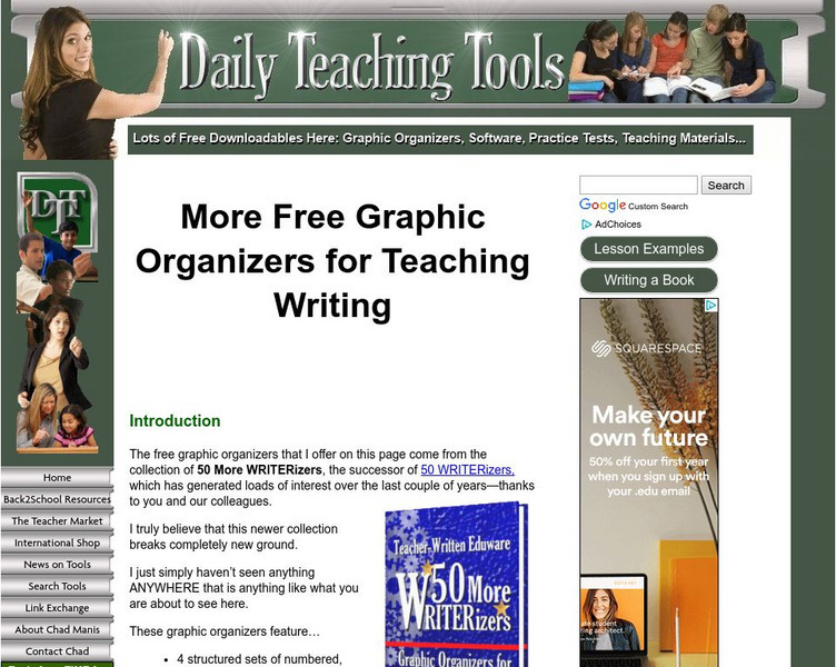 Daily Teaching Tools: Graphic Organizers for Teaching Writing Graphic Daily Teaching Tools: Graphic Organizers for Teaching Writing Graphic